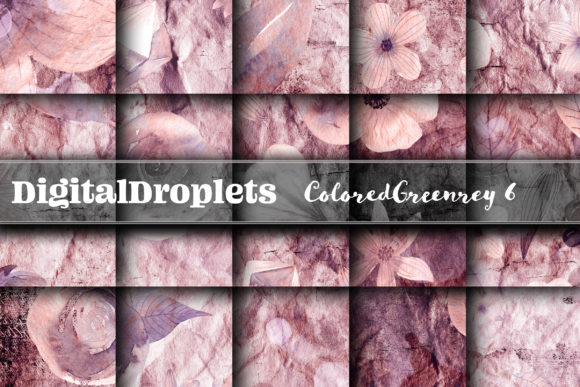 Colored Diamond Greenery 6: A Fresh Backgrounds Pick
