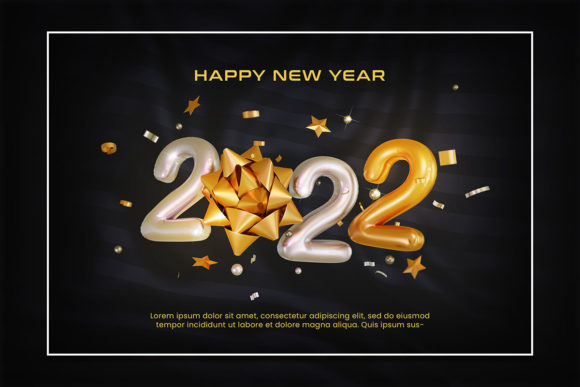 Happy New Year Greeting Template: A Designer's Review