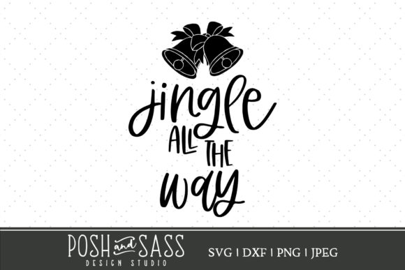 Jingle All the Way SVG: Festive Crafts Asset