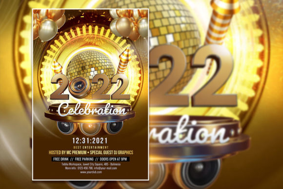 New Year Celebration Poster Template: Print Templates Review