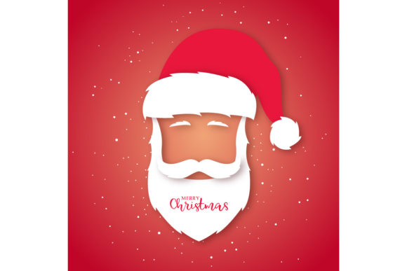 Santa Claus Avatar Icons for Festive Branding