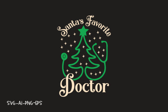 Santa’s Favorite Doctor T-Shirt Designs