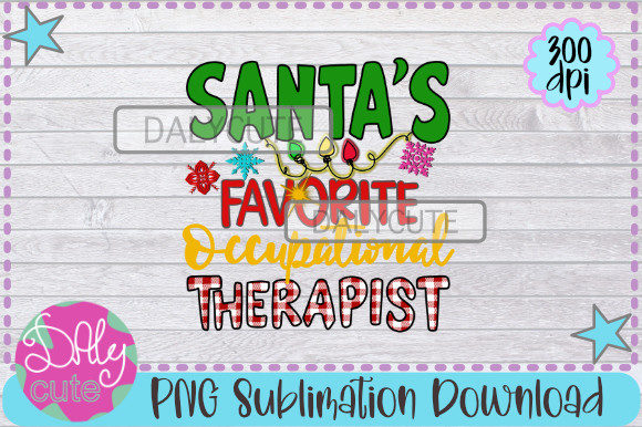 Santas Favorite Occupational PNG: Xmas Print Templates