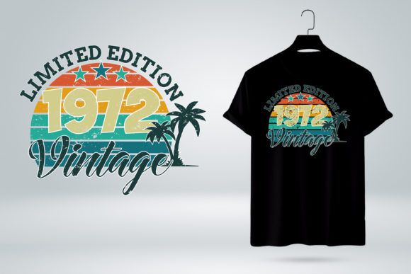 Vintage 1972 Tee: Retro T-Shirt Designs Review