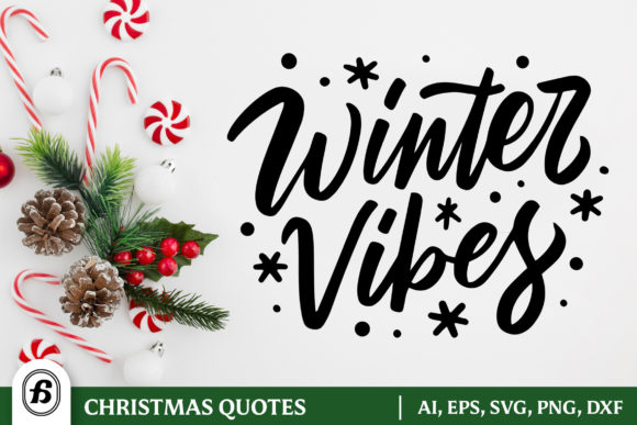 Winter Vibes Embroidery Design
