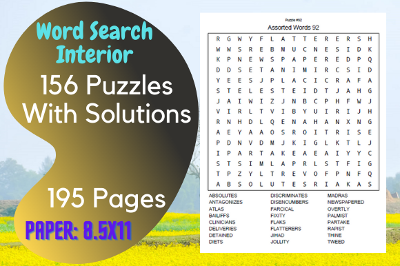 Word Search Book for KDP Review
