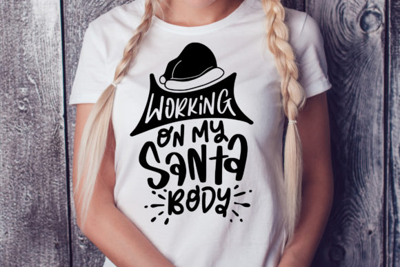 Working on My Santa Body SVG for Crafts