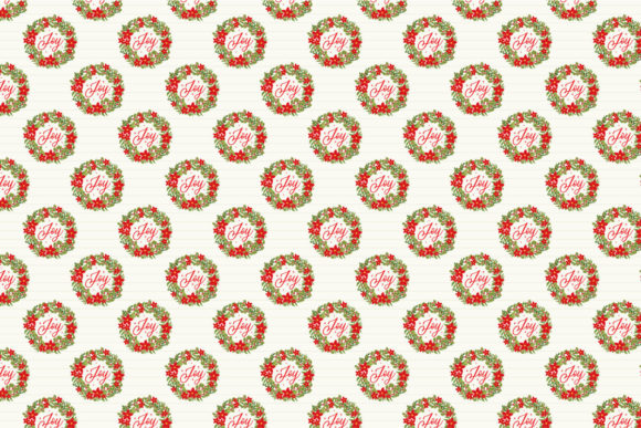Wreath Seamless Pattern Design for Modern Patterns